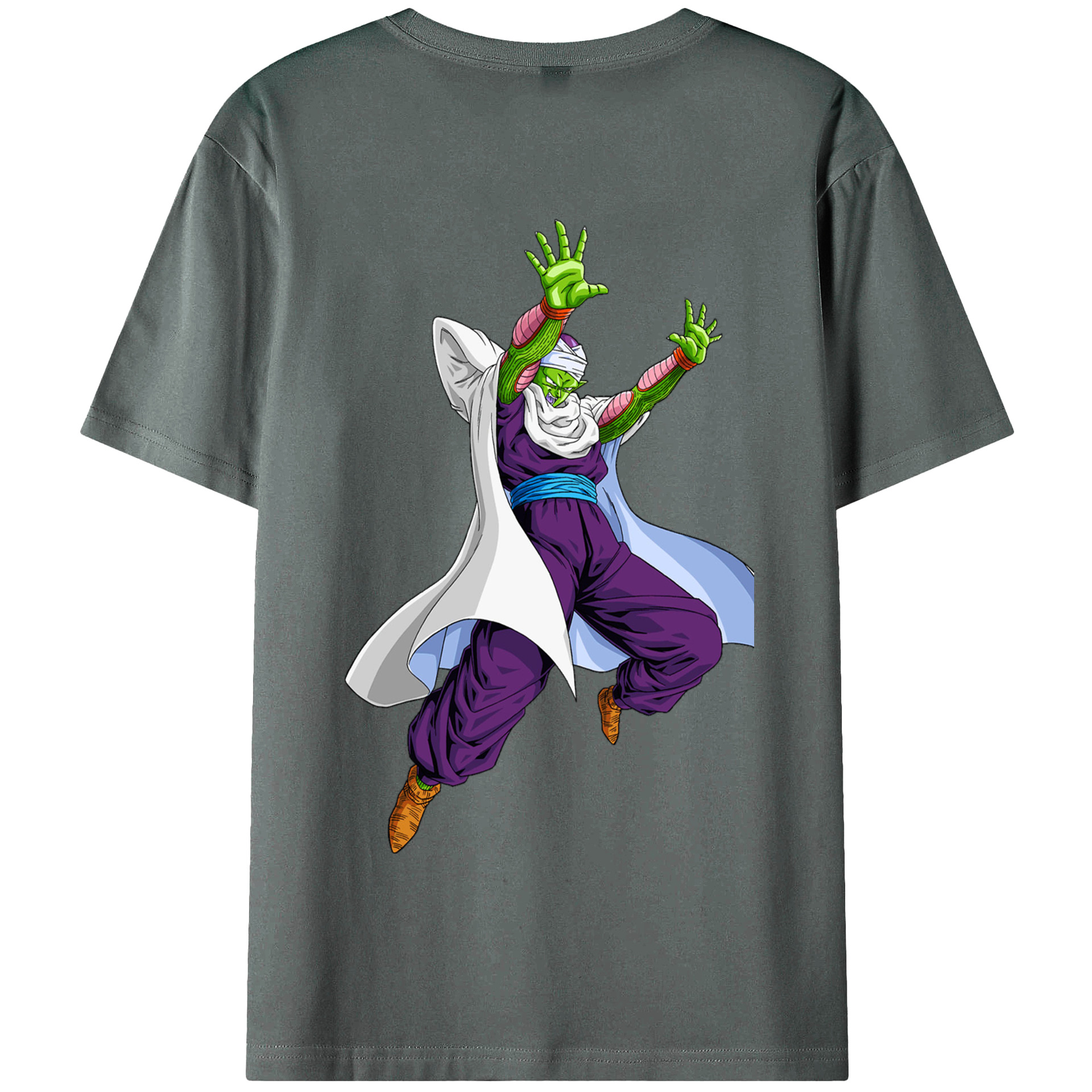 （画像用） ドラゴンボール ピッコロ DRAGON BALL Piccolo 綿100％半袖Tシャツ（背面プリント）